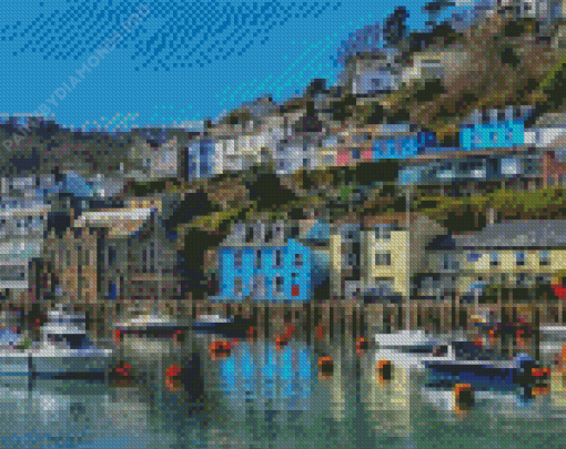 Looe Harbour Diamond Painting