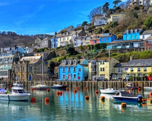 Looe Harbour Diamond Painting