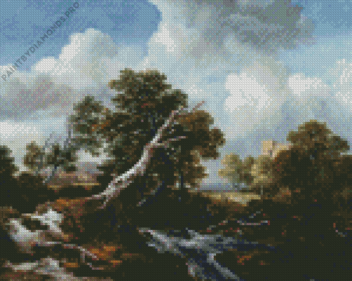 Low Waterfall Diamond Painting