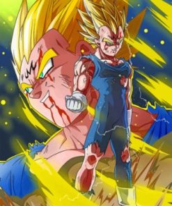 Majin Vegeta Character Diamond Painting