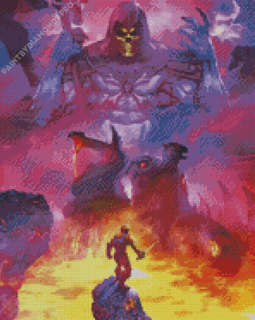 Master Of The Universe comic Diamond Painting