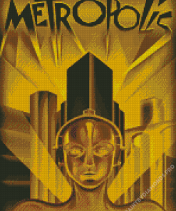 Metropolis Movie Poster Diamond Painting