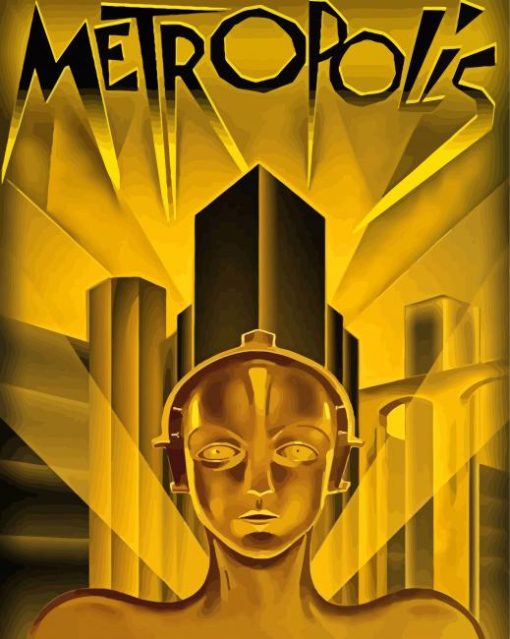 Metropolis Movie Poster Diamond Painting