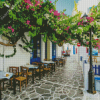 Milos Alleys In Greece Diamond Painting