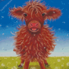 Mini Cow Art Diamond Painting