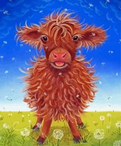 Mini Cow Art Diamond Painting