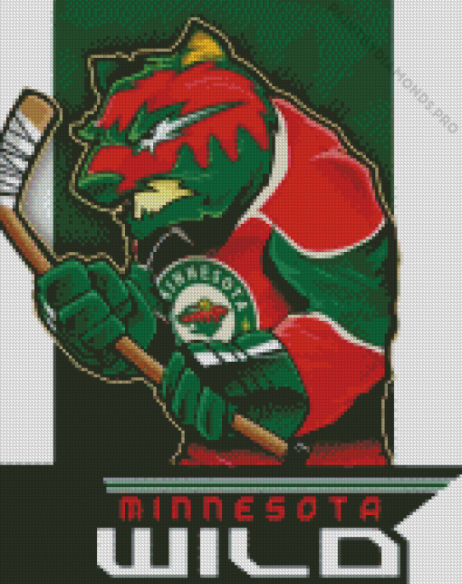 Minnesota Wild Logo Diamond Painting