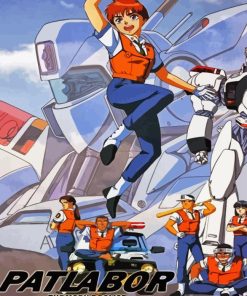 Mobile Police Patlabor Diamond Painting