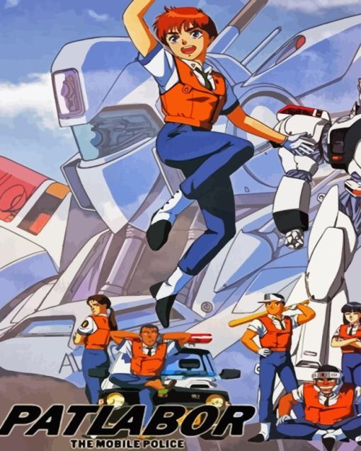 Mobile Police Patlabor Diamond Painting