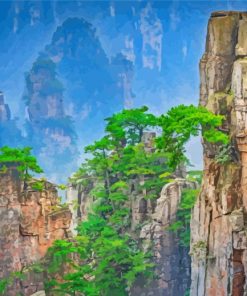 Mountain Tianzi Diamond Painting