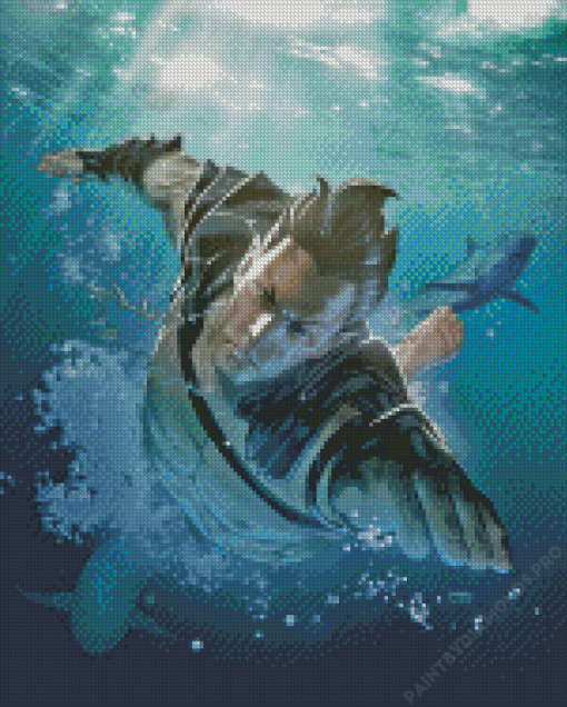 Namor Character Underwater Diamond Painting