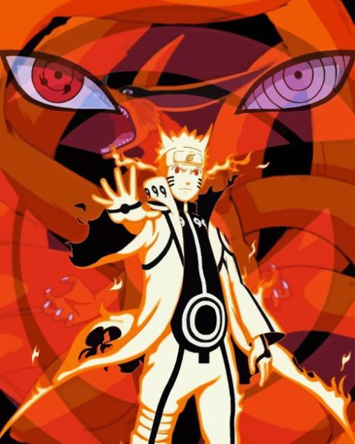 Naruto With Kurama Diamond Painting