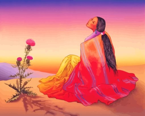 Navajo Girl Diamond Painting