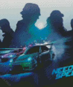 Need For Speed Poster Diamond Painting