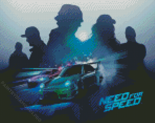 Need For Speed Poster Diamond Painting