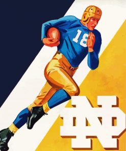 Notre Dame Football Diamond Painting