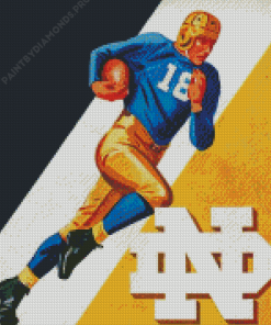 Notre Dame Football Diamond Painting