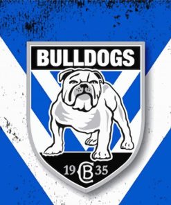 Nrl Bulldogs Logo Diamond Painting