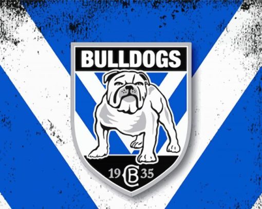 Nrl Bulldogs Logo Diamond Painting