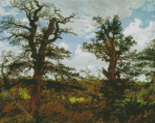 Oak Trees Diamond Painting