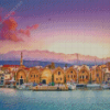 Old Venetian Harbour Crete Diamond Painting