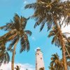 Palm Trees With Lighthouse Diamond Painting