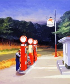 Petrol Pump Art Diamond Painting