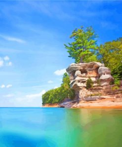 Pictured Rocks National Lakeshore Diamond Painting