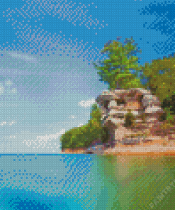 Pictured Rocks National Lakeshore Diamond Painting