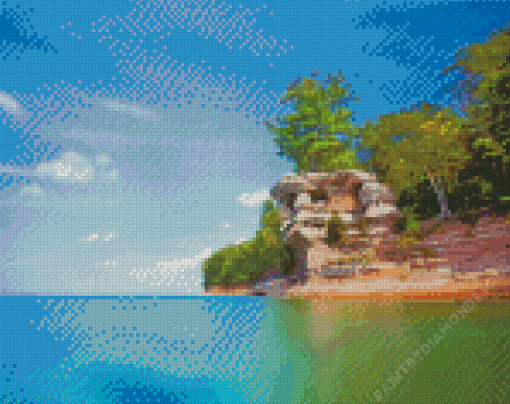 Pictured Rocks National Lakeshore Diamond Painting