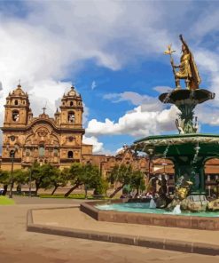 Plaza De Armas Cusco Diamond Painting