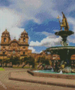 Plaza De Armas Cusco Diamond Painting