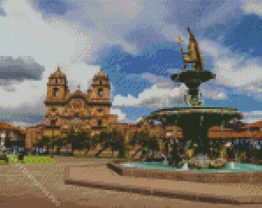 Plaza De Armas Cusco Diamond Painting