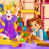 Rapunzel And Flynn Babies Diamond Painting