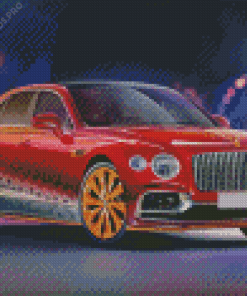 Red Luxury Bentley Diamond Painting