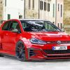 Red Mk7 Golf Diamond Painting