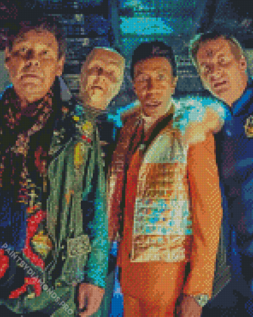 Red Dwarf Characters Diamond Painting