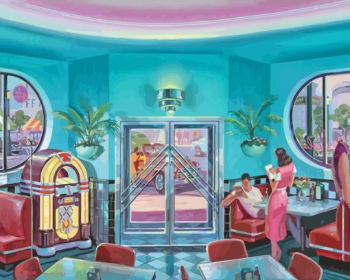 Retro Diner 50s Diamond Painting