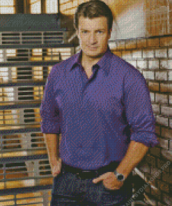 Richard Castle Character Diamond Painting