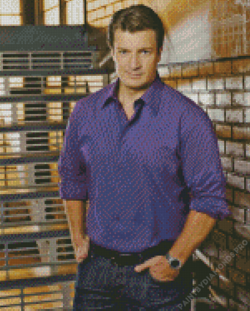 Richard Castle Character Diamond Painting