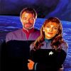 Riker And Deanna Troi Diamond Painting