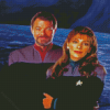 Riker And Deanna Troi Diamond Painting