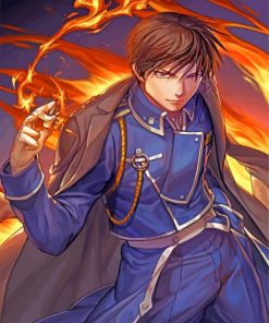 Roy Mustang Character Diamond Painting