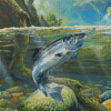 Salmon Fish Diamond Painting