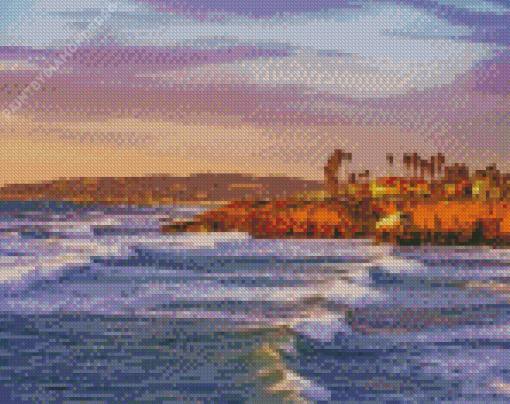 San Diego Cliffs Diamond Painting