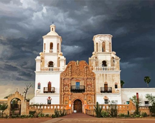 San Xavier Del Bac Diamond Painting