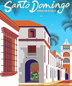 Santo Domingo Poster Diamond Painting