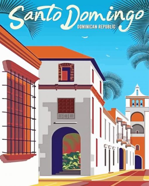 Santo Domingo Poster Diamond Painting