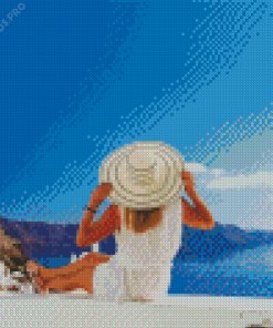 Santorini Vacation Diamond Painting