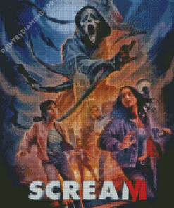 Scream 6 Horror Film Diamond Painting